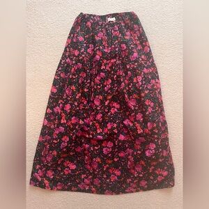 A Bronze Age Floral Field Skirt with pockets